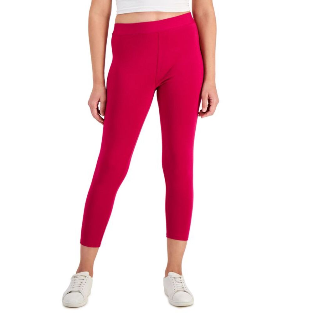 Style & Co. Petite Mid-Rise Basic Capri Leggings